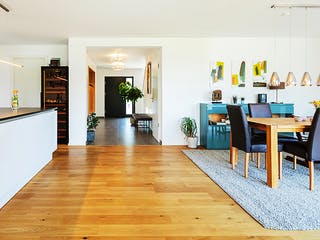 Fertighaus Haus John von Fertighaus WEISS Schlüsselfertig ab 580723€, Satteldach-Klassiker Innenansicht 3