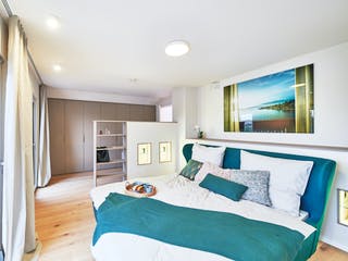 Fertighaus MH Fellbach - RELAX von WEISS Holzhaus Schlüsselfertig ab 516412€, Satteldach-Klassiker Innenansicht 5