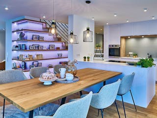 Fertighaus MH Poing - Balance von Fertighaus WEISS Schlüsselfertig ab 547801€, Satteldach-Klassiker Innenansicht 7