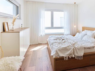 Fertighaus Haus Rohr von Fertighaus WEISS Schlüsselfertig ab 481076€, Cubushaus Innenansicht 4