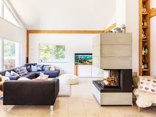 Fertighaus Haus Seiler von Fertighaus WEISS Schlüsselfertig ab 455842€, Bungalow Innenansicht 1