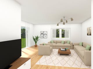 Massivhaus Stadtvilla Jena von FIBAV Massivhaus, Stadtvilla Innenansicht 1