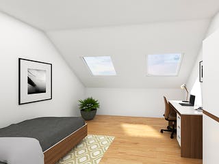 Massivhaus Stadthaus Münster von FIBAV Massivhaus, Satteldach-Klassiker Innenansicht 6