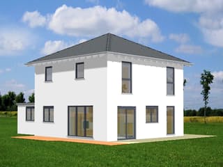 Fertighaus Fichtenweg von Ludwig Andrä Holzbau Schlüsselfertig ab 233707€, Stadtvilla Außenansicht 3