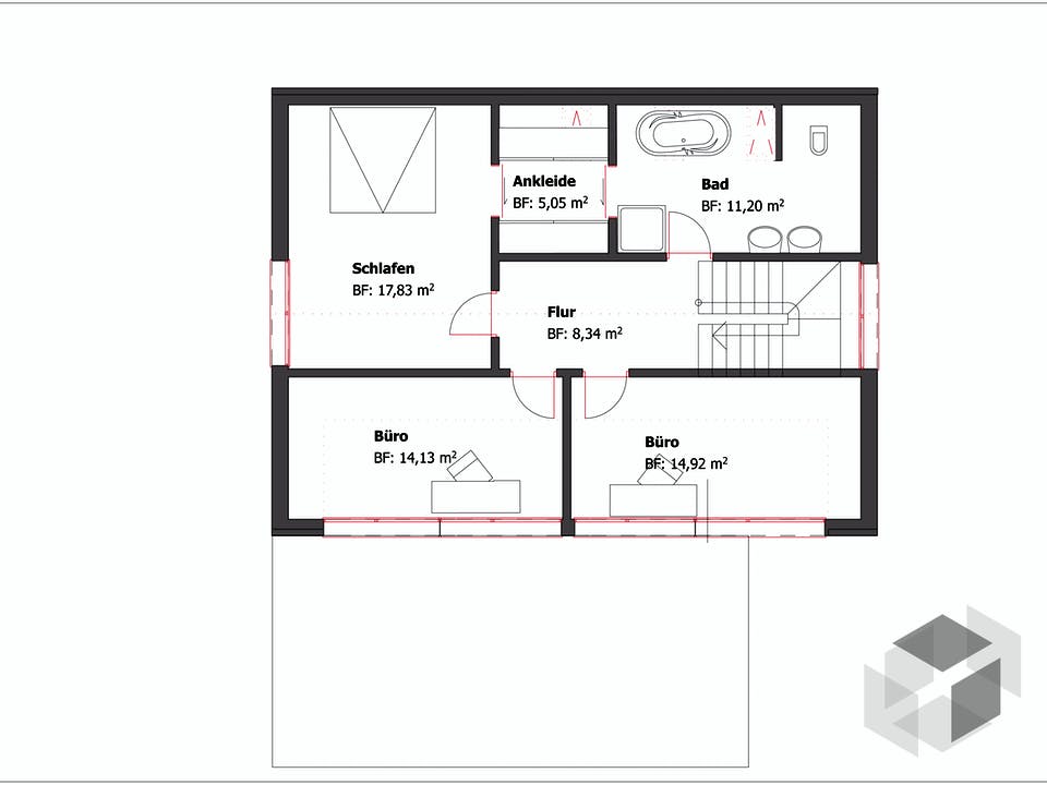 Figgen von Becker 360 Grundriss