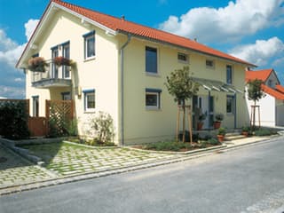 Fertighaus Fildern von Keitel-Haus, Satteldach-Klassiker Außenansicht 2