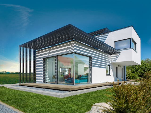 Fertighaus fine - MH München von LUXHAUS, Cubushaus Außenansicht 1