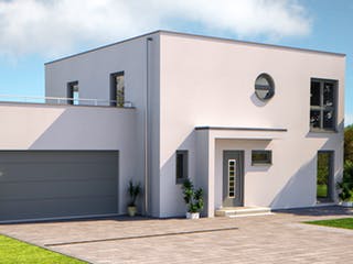 Fertighaus Fine Arts 137 von Bärenhaus Schlüsselfertig ab 247714€, Cubushaus Außenansicht 2