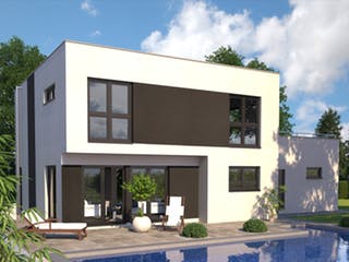 Fertighaus Fine Arts 137 von Bärenhaus Schlüsselfertig ab 247714€, Cubushaus Außenansicht 3