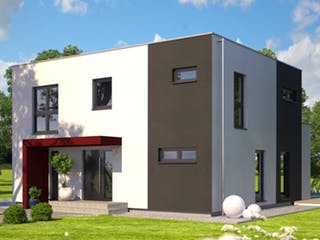 Fertighaus Fine Arts 148 von Bärenhaus Schlüsselfertig ab 262941€, Cubushaus Außenansicht 3