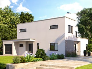 Fertighaus Fine Arts 163 von Bärenhaus Schlüsselfertig ab 292527€, Cubushaus Außenansicht 1