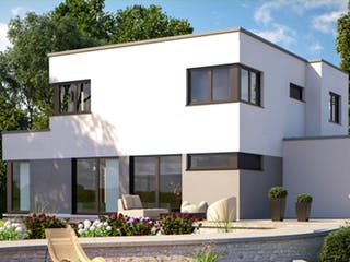 Fertighaus Fine Arts 163 von Bärenhaus Schlüsselfertig ab 292527€, Cubushaus Außenansicht 2