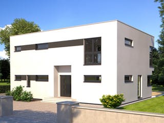 Fertighaus Fine Arts 169 von Bärenhaus Schlüsselfertig ab 295148€, Cubushaus Außenansicht 1