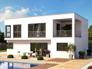 Fertighaus Fine Arts 169 von Bärenhaus Schlüsselfertig ab 295148€, Cubushaus Außenansicht 4