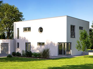 Fertighaus Fine Arts 201 von Bärenhaus Schlüsselfertig ab 351658€, Cubushaus Außenansicht 3