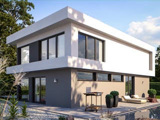 Fertighaus Fine Arts 209 von Bärenhaus, Cubushaus Außenansicht 2