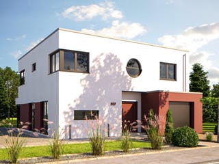 Fertighaus Fine Arts 211 von Bärenhaus Schlüsselfertig ab 350450€, Cubushaus Außenansicht 1