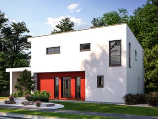 Fertighaus Fine Arts 239 von Bärenhaus Schlüsselfertig ab 423986€, Cubushaus Außenansicht 1