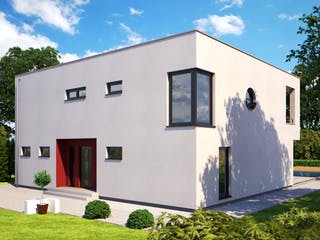Fertighaus Fine Arts 260 von Bärenhaus Schlüsselfertig ab 383002€, Cubushaus Außenansicht 1