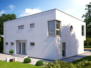 Fertighaus Fine Arts 260 von Bärenhaus Schlüsselfertig ab 383002€, Cubushaus Außenansicht 3