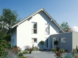 Fertighaus MAXIM 7 von FingerHaus, Satteldach-Klassiker Außenansicht 1