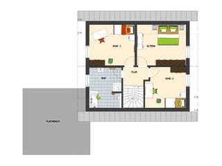 Fertighaus MAXIM 7 von FingerHaus, Satteldach-Klassiker Grundriss 2