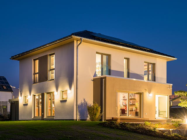 Fertighaus MH Kassel - MEDLEY 3.0 300 B W von FingerHaus Schlüsselfertig ab 440508€, Stadtvilla Außenansicht 2