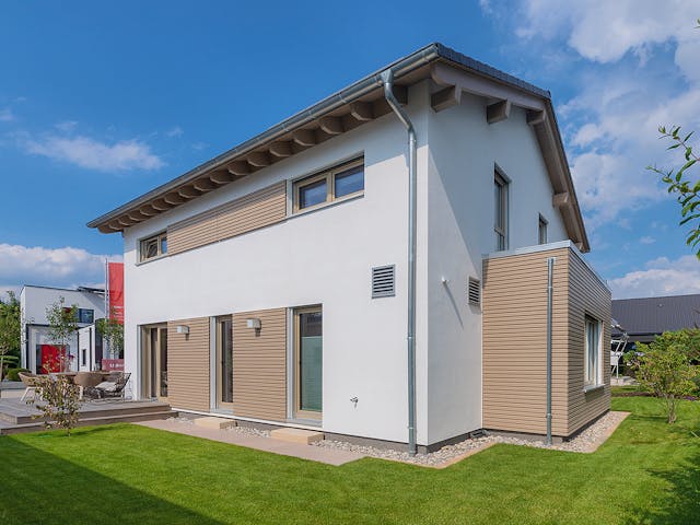 Fertighaus MH München-Poing - MEDLEY 3.0 300 B S215 von FingerHaus Schlüsselfertig ab 424449€, Außenansicht 1 Fertighaus MH München-Poing - MEDLEY 3.0 300 B S215 von FingerHaus Schlüsselfertig ab 424449€, Außenansicht 1