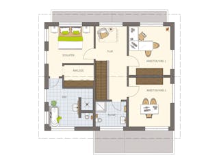 Fertighaus MH Fellbach - MEDLEY 3.0 300 B von FingerHaus Schlüsselfertig ab 498258€, Satteldach-Klassiker Grundriss 2