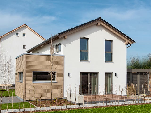 Fertighaus MH Babenhaus - TALO 110 von FingerHaus Schlüsselfertig ab 369793€, Satteldach-Klassiker Außenansicht 3