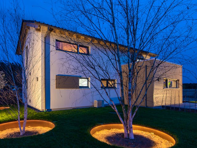 Fertighaus MH Babenhaus - TALO 110 von FingerHaus Schlüsselfertig ab 369793€, Satteldach-Klassiker Außenansicht 4