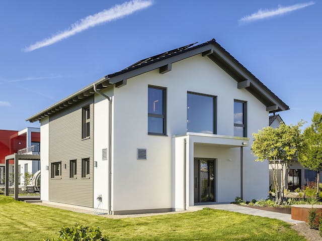 Fertighaus MH Nürnberg - ARTIS 300 von FingerHaus Schlüsselfertig ab 433807€, Satteldach-Klassiker Außenansicht 2