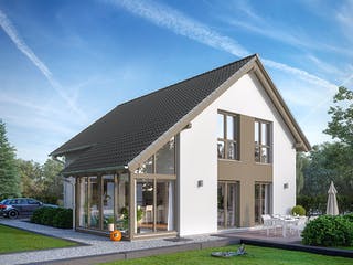 Fertighaus NEO 211 S130 SE von FingerHaus, Satteldach-Klassiker Außenansicht 1