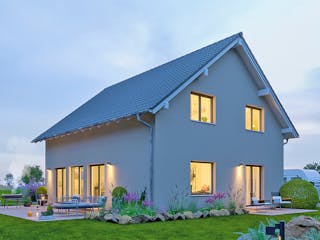 Fertighaus SENTO 301 A S130 von FingerHaus Schlüsselfertig ab 371329€, Satteldach-Klassiker Außenansicht 1