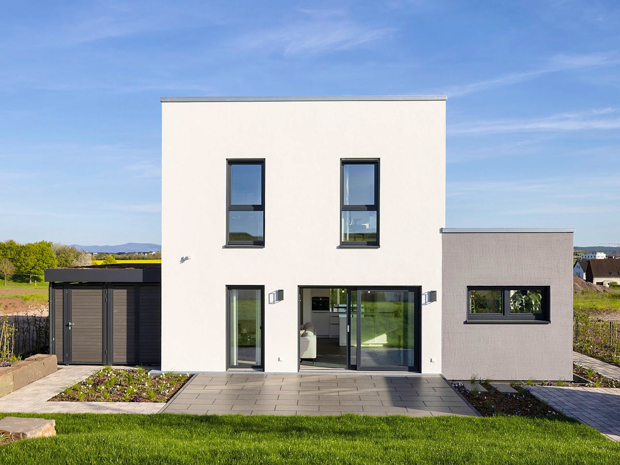 Fertighaus MH Fulda - TALO von FingerHaus Schlüsselfertig ab 428437€, Außenansicht 1