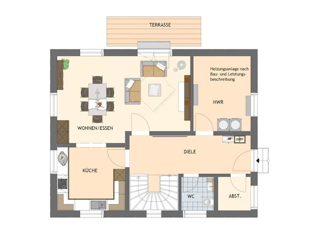 Fertighaus UNO 2.0 201 A S180 von FingerHaus Schlüsselfertig ab 314018€, Satteldach-Klassiker Grundriss 1 Fertighaus UNO 2.0 201 A S180 von FingerHaus Schlüsselfertig ab 314018€, Satteldach-Klassiker Grundriss 1