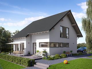 Fertighaus VIO 221 S130 SE von FingerHaus, Satteldach-Klassiker Außenansicht 1