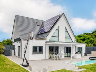 Fertighaus Klino von Fingerhut Haus Schlüsselfertig ab 866070€, Satteldach-Klassiker Außenansicht 2