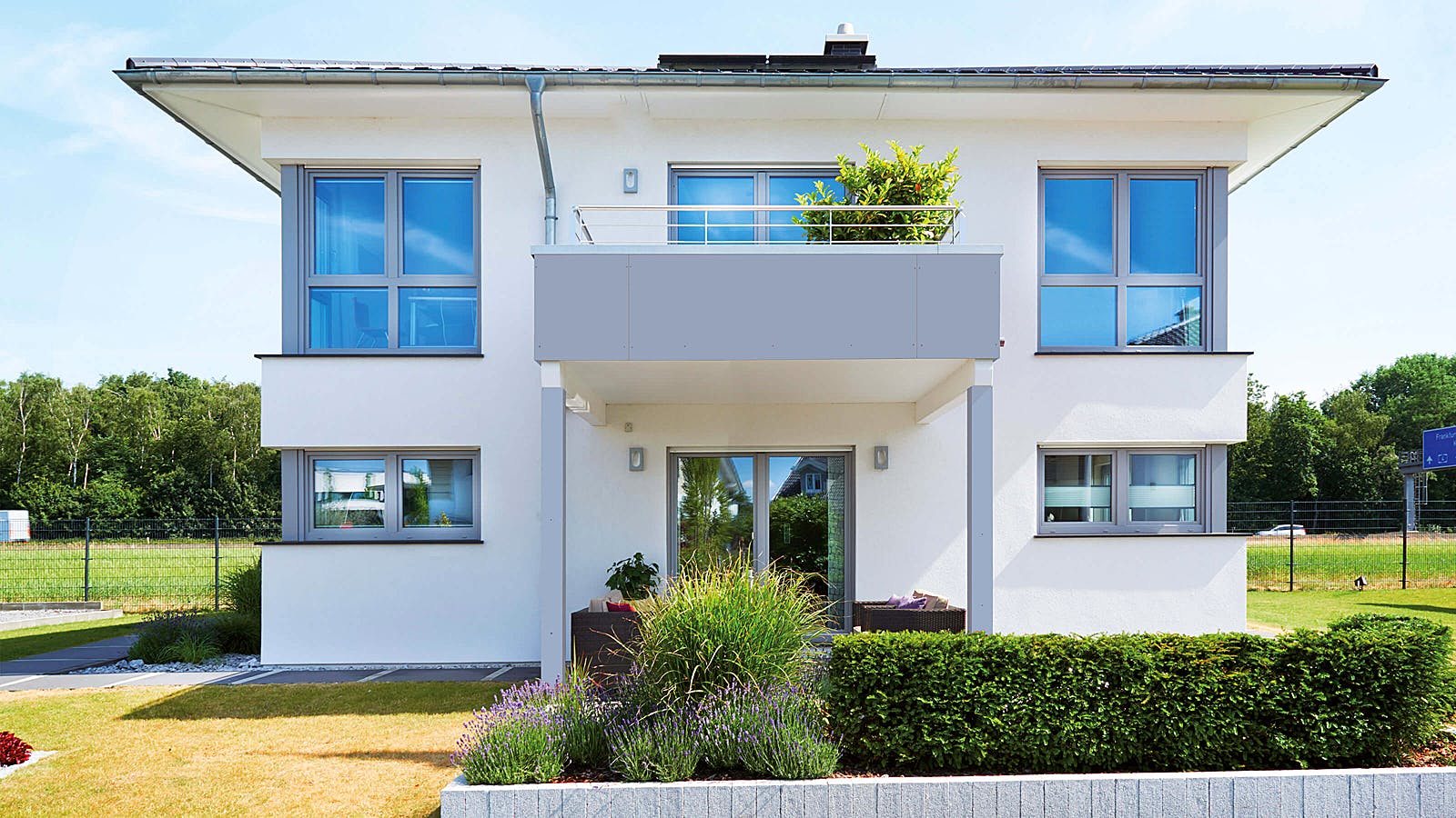 Fertighaus Köln von FINGERHUT-HAUS Schlüsselfertig ab 580009€, Stadtvilla Außenansicht 2