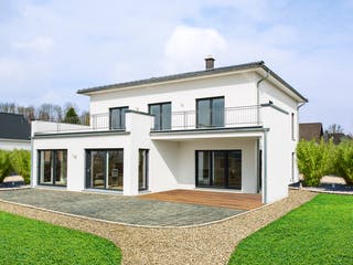 Fertighaus Komforta von Fingerhut Haus Schlüsselfertig ab 477777€, Stadtvilla Außenansicht 3