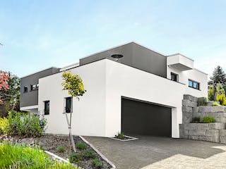 Fertighaus Malgara von Fingerhut Haus Schlüsselfertig ab 440930€, Cubushaus Außenansicht 3