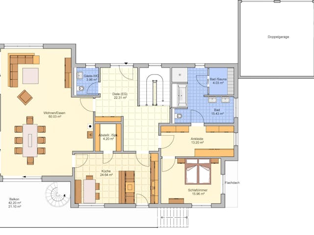 Fertighaus Novium von Fingerhut Haus Schlüsselfertig ab 710542€, Satteldach-Klassiker Grundriss 1 Fertighaus Novium von Fingerhut Haus Schlüsselfertig ab 710542€, Satteldach-Klassiker Grundriss 1