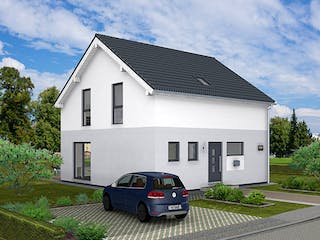 Fertighaus Pico 10 von Fingerhut Haus, Satteldach-Klassiker Außenansicht 2