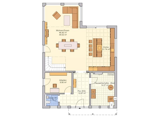 Fertighaus Plata von Fingerhut Haus Schlüsselfertig ab 605008€, Stadtvilla Grundriss 1 Fertighaus Plata von Fingerhut Haus Schlüsselfertig ab 605008€, Stadtvilla Grundriss 1