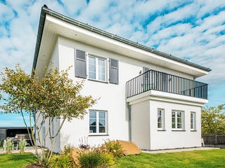 Fertighaus Suro von Fingerhut Haus Schlüsselfertig ab 605649€, Stadtvilla Außenansicht 5