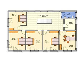 Fertighaus Tasko von Fingerhut Haus Schlüsselfertig ab 973096€, Pultdachhaus Grundriss 2