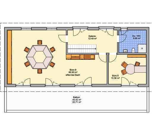 Fertighaus Tasko von Fingerhut Haus Schlüsselfertig ab 883412€, Pultdachhaus Grundriss 3