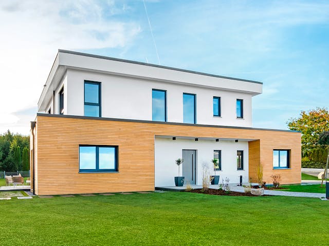 Fertighaus Vilago - MH Neunkhausen von Fingerhut Haus Schlüsselfertig ab 634664€, Cubushaus Außenansicht 3