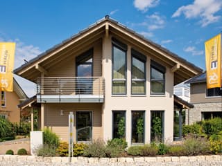 Fertighaus FINO 320 B - MH München-Poing von FingerHaus, Satteldach-Klassiker Außenansicht 3