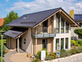 Fertighaus FINO 320 B - MH München-Poing von FingerHaus, Satteldach-Klassiker Außenansicht 4